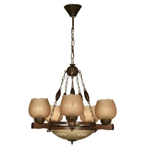 لوستر 5 شعله دیلایت کد Aghaghia/5.1CH، Delight Aghaghia/5.1CH Five Branch Chandelier