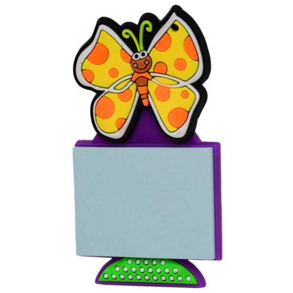 مگنت و کاغذ یادداشتی طرح پروانه کد 8001/3
