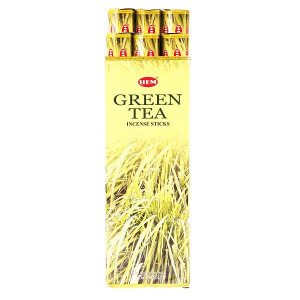 عود هم مدل Green Tea کد 1036 6 بسته 20 عددی، Hem Green Tea 1036 Incense Sticks 6 Pack of 20