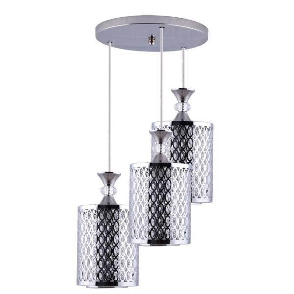 چراغ آویز دیلایت 3 شعله کد Ario-Code3-Silver