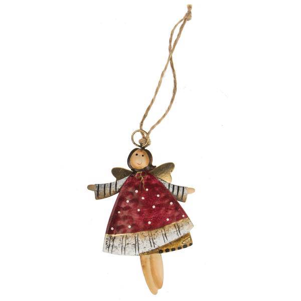 آویز دکوری طرح فرشته فلزی مدل 27717A، Metal Angel 27717A Decorative Pendant