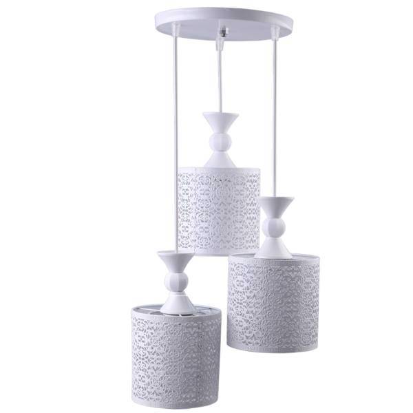 چراغ آویز دیلایت 3 شعله کد Ario-White