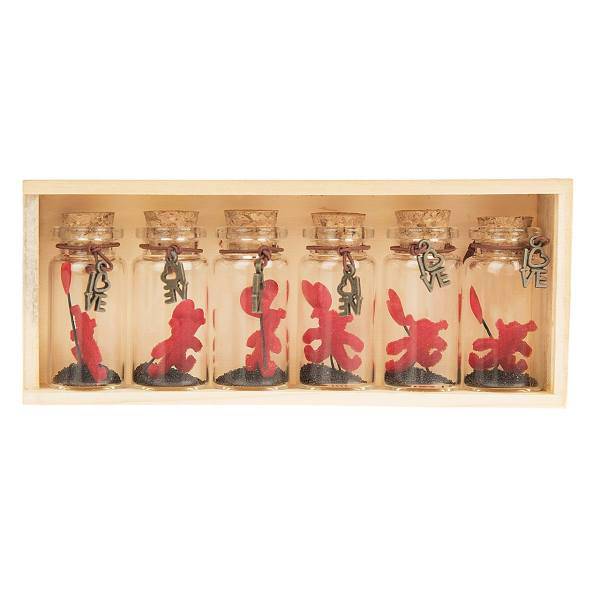 بطری دکوری کد 9153 - بسته 6 عددی، 9153 Decorative Bottle - Pack Of 6