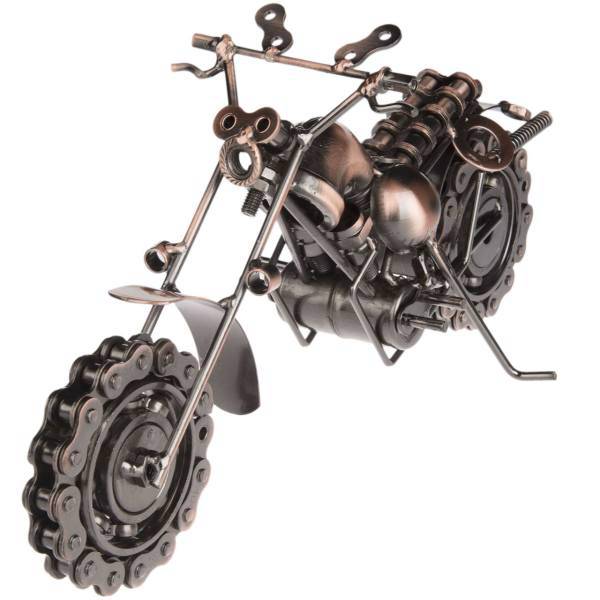 موتور دکوری مدل موتور سیکلت قدیمی -کد 803، Old Motorcycle Decorative Motorcycle - 803