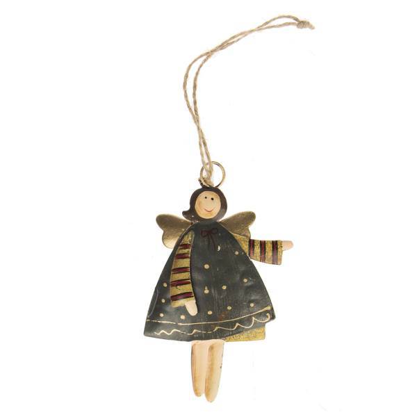 آویز دکوری طرح فرشته فلزی مدل 27717C، Metal Angel 27717C Decorative Pendant