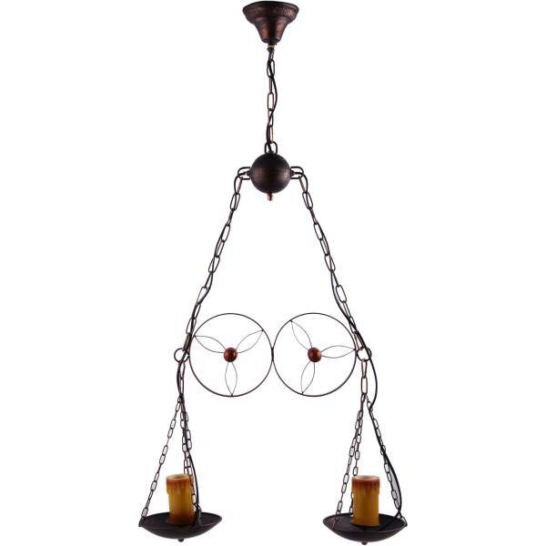 چراغ آویز دیلایت 2 شعله کد 2-2085، Delight 2085-2