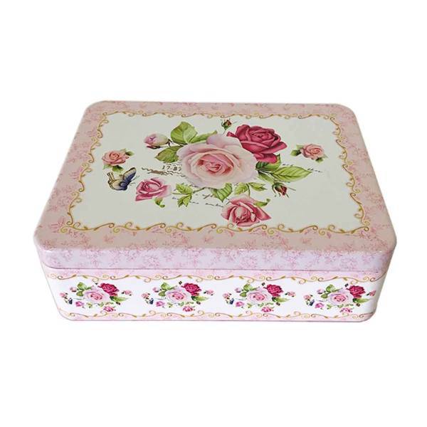 قوطی فلزی مدل GH023، GH023 Vintage Patterned Box