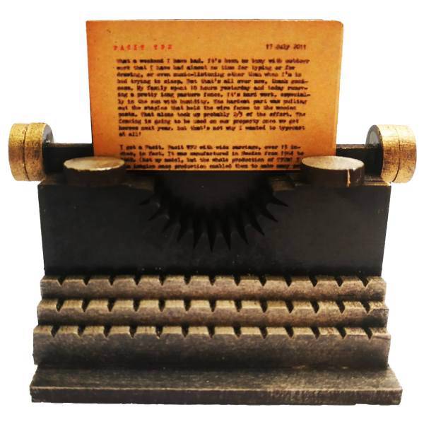 دکوری دستگاه تایپ گالری گوزن شمالی مدل Typing Machine