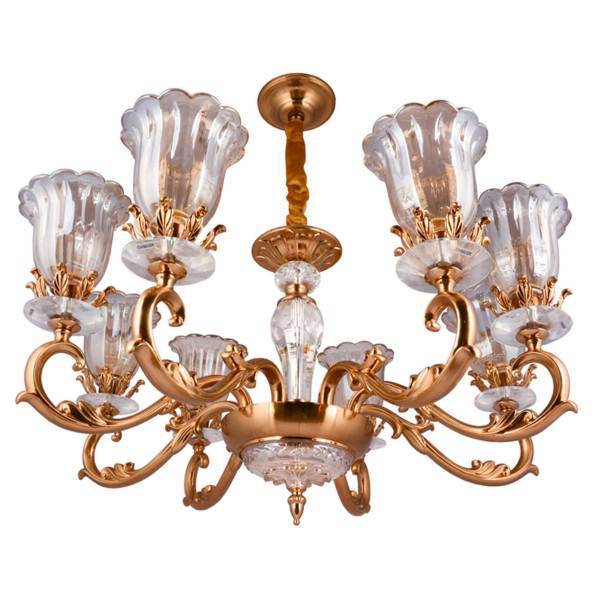لوستر دیلایت 8 شعله مدل 6122/8، Delight 6122/8 Eight Flames Ceiling Chandelier