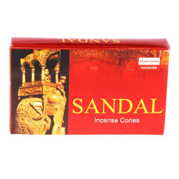 عود دارشان مدل Sandal کد 1012، Darshan Sandal 1012 Incense Cones