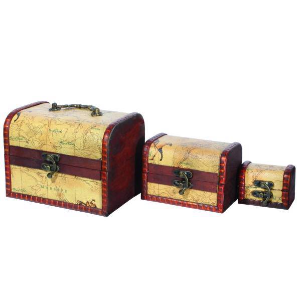 جعبه دکوری کد AL-30020002 مجموعه 3 عددی