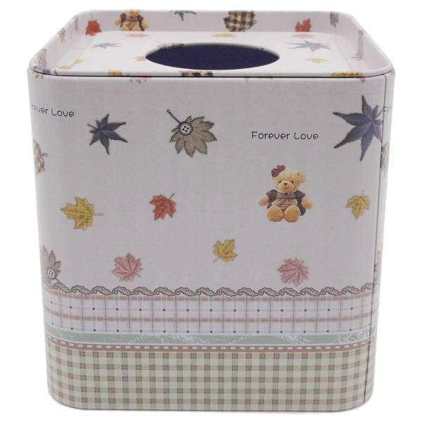 جعبه فلزی دستمال توالت کیدتونز طرح برگ کد KDT- J049، Kidtunse Leaf KDT- J049 Toilet paper box
