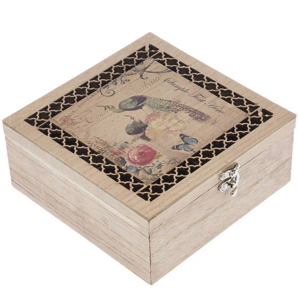 جعبه هدیه مدل 26716B طرح طاووس، Gift Box 26716B
