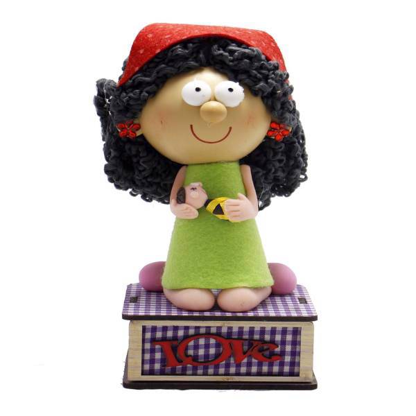 عروسک دکوری ایرسا طرح بامزی مدل 1-1005، Irsa 1005-1 Bamzi Decorative Doll