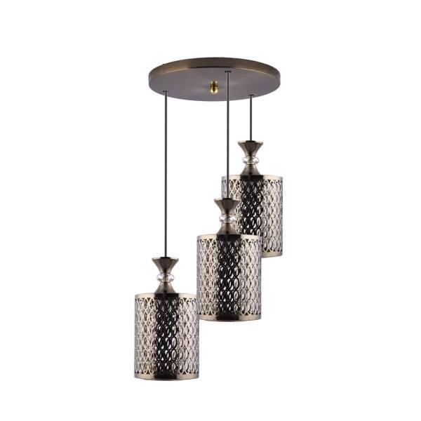 چراغ آویز دیلایت 3 شعله کد Ario-Code3-Antic
