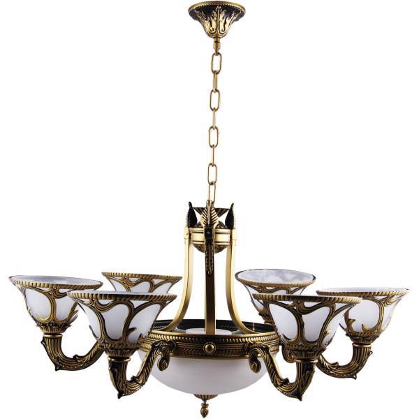 لوستر طرح برنز 6 شعله دیلایت 6121/6.3، Delight 6121/6.3