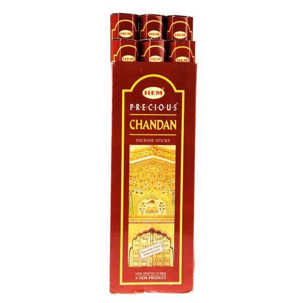 عود هم مدل Chandan کد 1035 6 بسته 20 عددی، Hem Chandan 1035 Incense Sticks 6 pack of 20