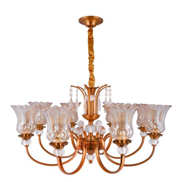 لوستر سقفی دیلایت 8 شعله مدل 6102/8، Delight 6102/8 Eight Flames Ceiling Chandelier