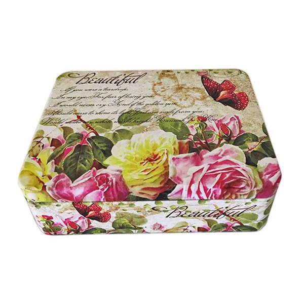 قوطی فلزی مدل GH027، GH027 Vintage Patterned Box