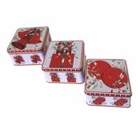 قوطی فلزی مدل GH013 مجموعه سه عددی GH013 Vintage Patterned Box Pack of 3