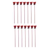 ابزار تزیینی طرح قلب پایه دار کد 10320 - بسته 12 عددی Heart With Stand 10320 - Pack Of 12