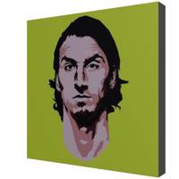 مگنت چوبی زلاتان بانیبو مدل Zelatan Ibrahimovich