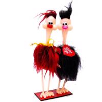 دکوری شترمرغ ایرسا مدل love Irsa Love Ostrich Decorative