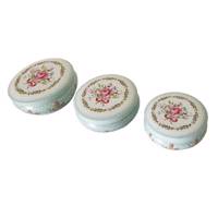 قوطی فلزی مدل GH022 مجموعه سه عددی GH022 Vintage Patterned Box Set 3 pcs