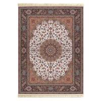 فرش ماشینی داریوش طرح T1323 زمینه کرم