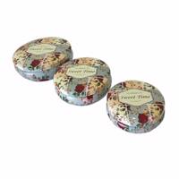 قوطی فلزی مدل GH021 مجموعه سه عددی GH021 Vintage Patterned Box Set 3 pcs