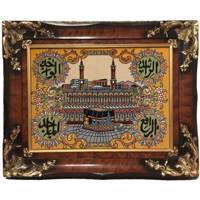 تابلو فرش طرح کعبه کد 31552