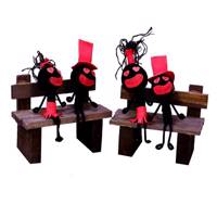 دکوری ایرسا مدل Black بسته 2 عددی Irsa Black Decorative Pack Of 2