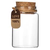بطری شیشه ای دکوری کد 521 521 Decorative Glass Bottle