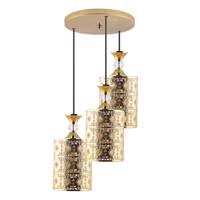 چراغ آویز دیلایت 3 شعله کد Ario 004-Gold