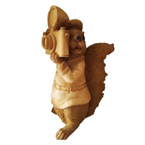 مجسمه ریما کالا طرح سنجاب عکاس همراه هدیه