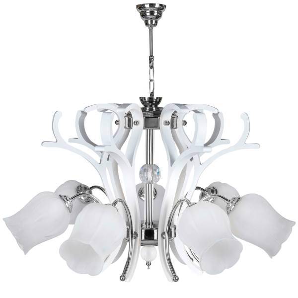 لوستر چشمه نور 7 شعله کد A832/7-WT، Cheshmeh Noor A832/7-WT Seven Branches Chandelier