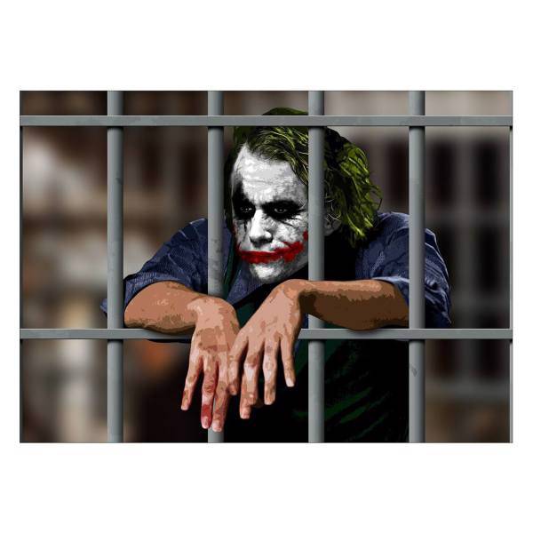 تابلو شاسی ونسونی طرح Joker In Cell سایز 50 × 70، Wensoni Joker In Cell Chassis Size 50 x 70