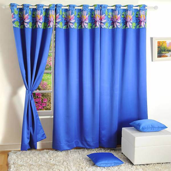 پرده سیلک ضد نور ساوایام هند مدل CU BOC L 2012 ارتفاع 280 سانتی متر، Swayam CU BOC L 2012 Curtain 280cm