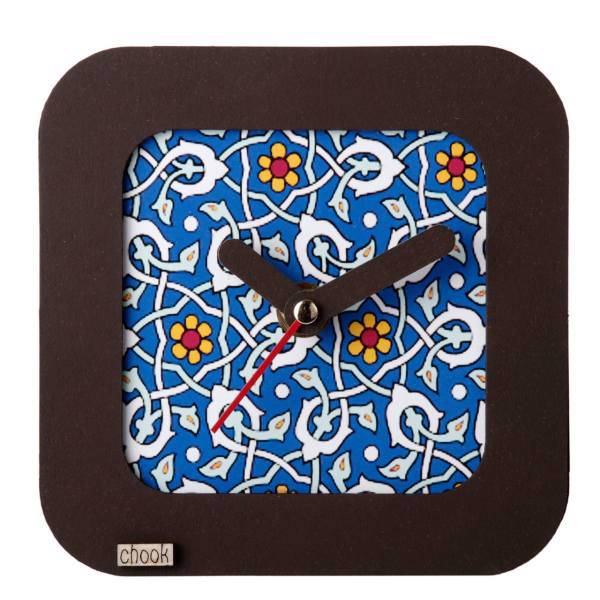 ساعت رومیزی چوک طرح حوض نقاشی، Chook Painting Pool Table Clock