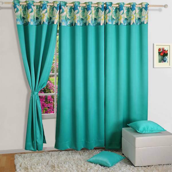 پرده سیلک ضد نور ساوایام هند مدل CU BOC L 2017 ارتفاع 280 سانتی متر، Swayam CU BOC L 2017 Curtain 280cm