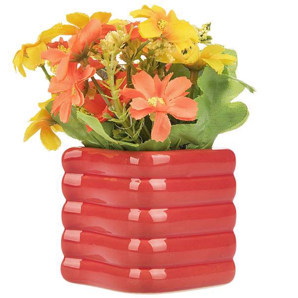 گلدان تزیینی بنیکو مدل 1345، Benico 1345 Flower Pot and Flower