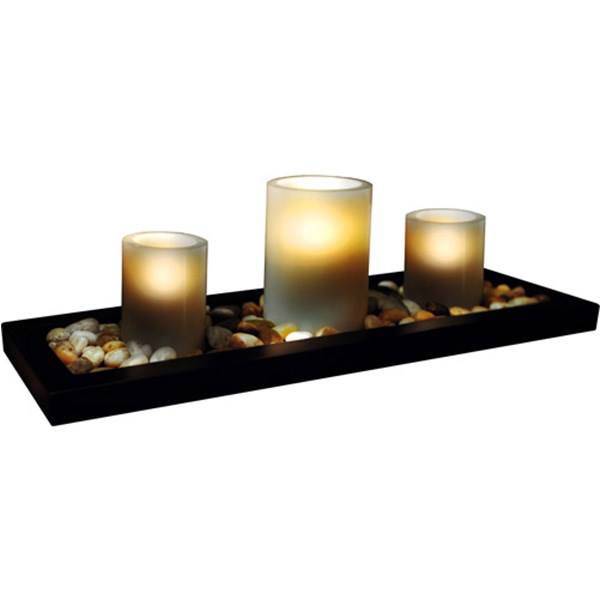 شمع بدون شعله کالیفرنیا کندل مدل SM-1019 بسته 3 عددی، California Candle SM-1019 Flameless Candle Pack of 3