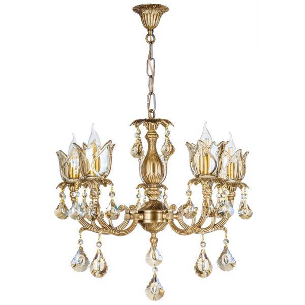 لوستر چشمه نور 5 شعله کد C2906، Cheshmeh Noor Five Branches C2906 Chandelier