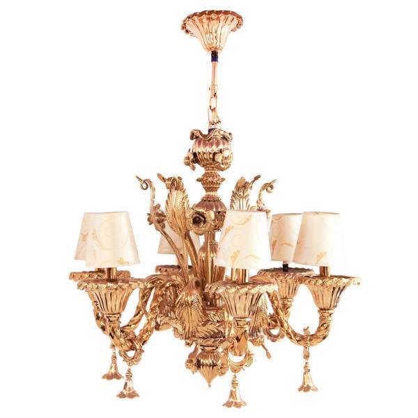 لوستر مجلل 6 شعله کد6/ 73607، Mojalal 73607/6 six Flames Chandelier