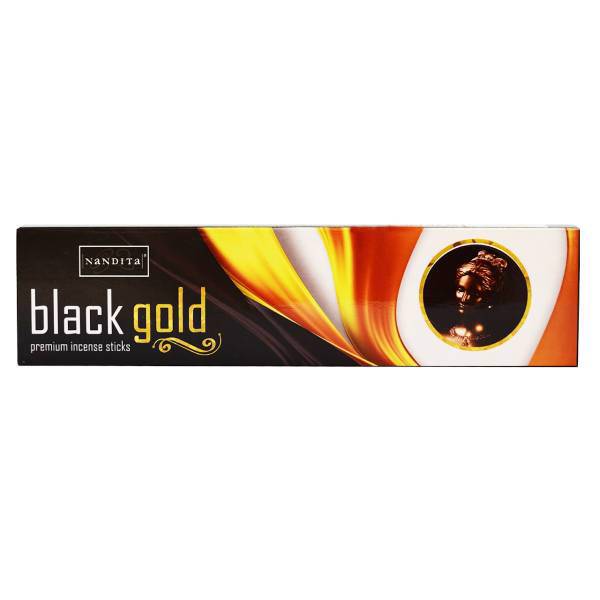 عود ناندیتا مدل Black Gold کد 1024، Nandita Black Gold 1024 Incense Sticks