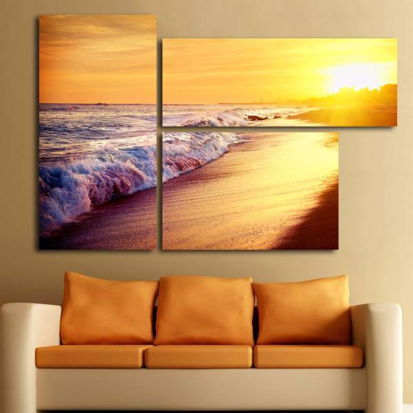 تابلوی دیواری 3 تکه بارمان مدل TA-4602، Barman TA-4602 Tableau 3 Pcs