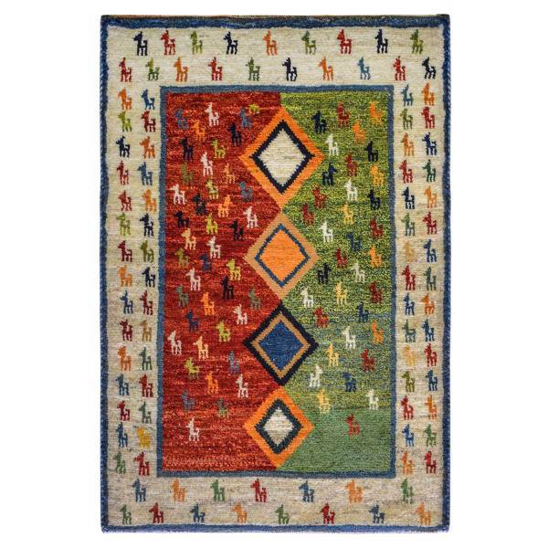 گبه دستبافت یک متری بیات کد BT-258213