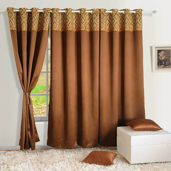 پرده سیلک ضد نور ساوایام هند مدل CU BOC L 2001 ارتفاع 280 سانتی متر، Swayam CU BOC L 2001 Curtain 280cm