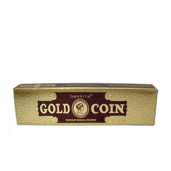 عود ناندیتا مدل Gold Coin کد 1079، Nandita Gold Coin 1079 Incense Sticks