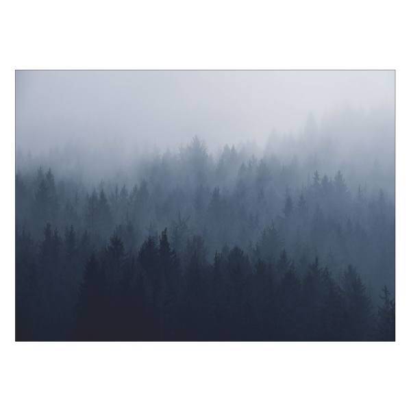 تابلو شاسی ونسونی طرح Heavy Clouds of Woods سایز 70 × 50 سانتی متر، Wensoni Heavy Clouds of Woods Chassis Size 50 x 70 Cm